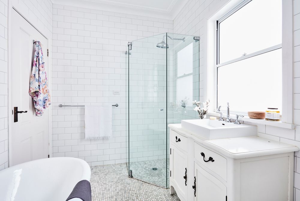 salle de bain carreaux metro decoration