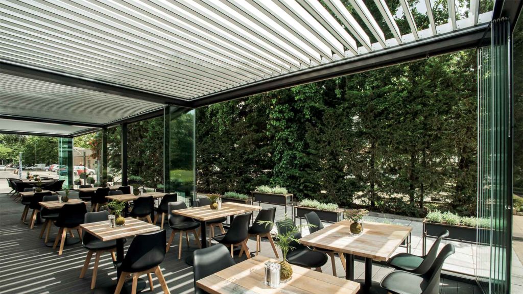 Pergola bioclimatique